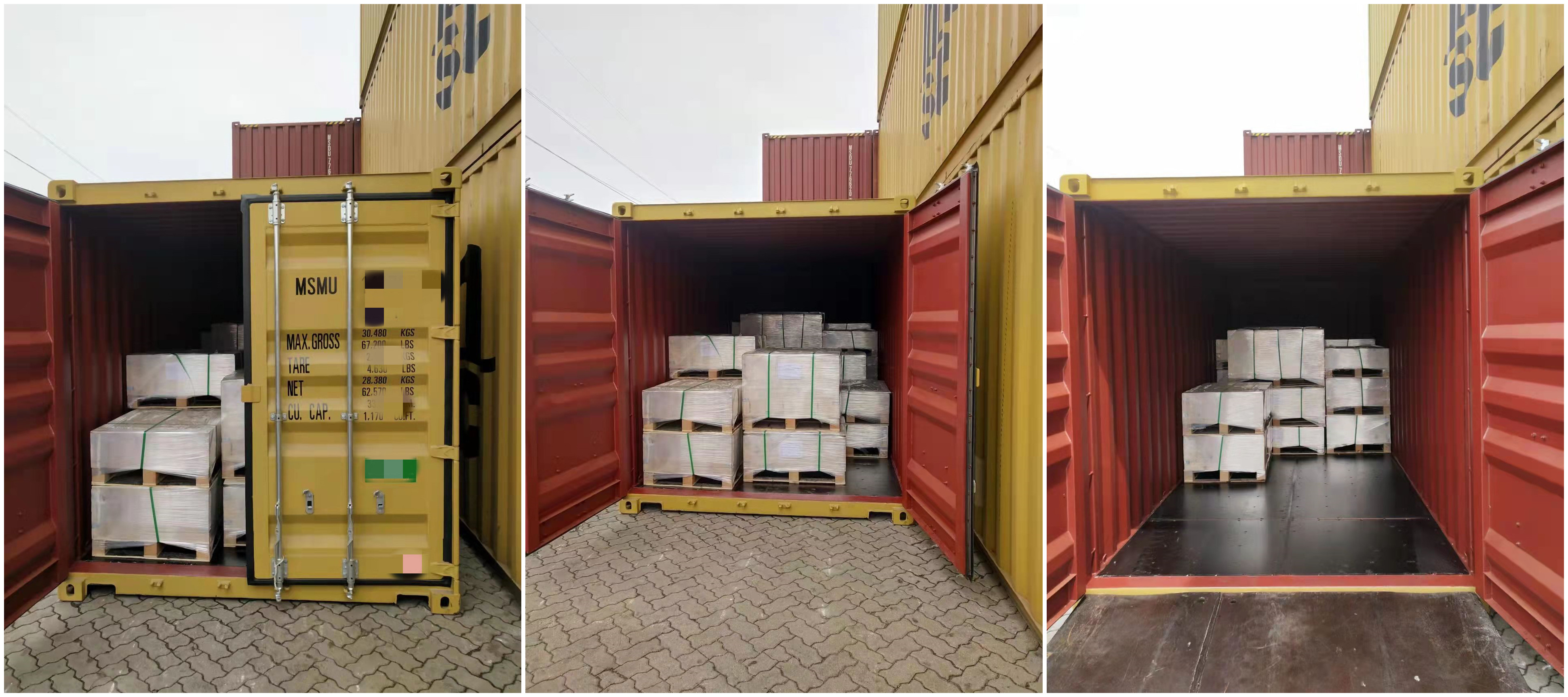 3 containere PLADEFLANGE EN1092-1/01/A DN600/610 PN10 sendt til havnen i Hamborg, Tyskland i dag!